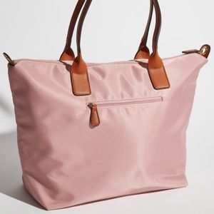 Mia & Tess Dusty Pink Handbag Tote w/Attachable Shoulder Strap